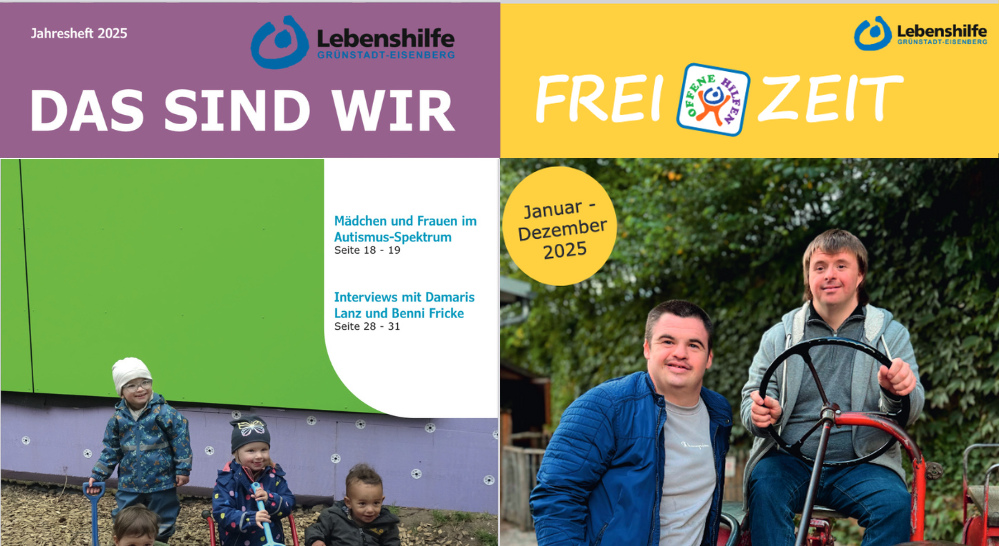 Lebenshilfe Heft 2025 und Programmheft 2025