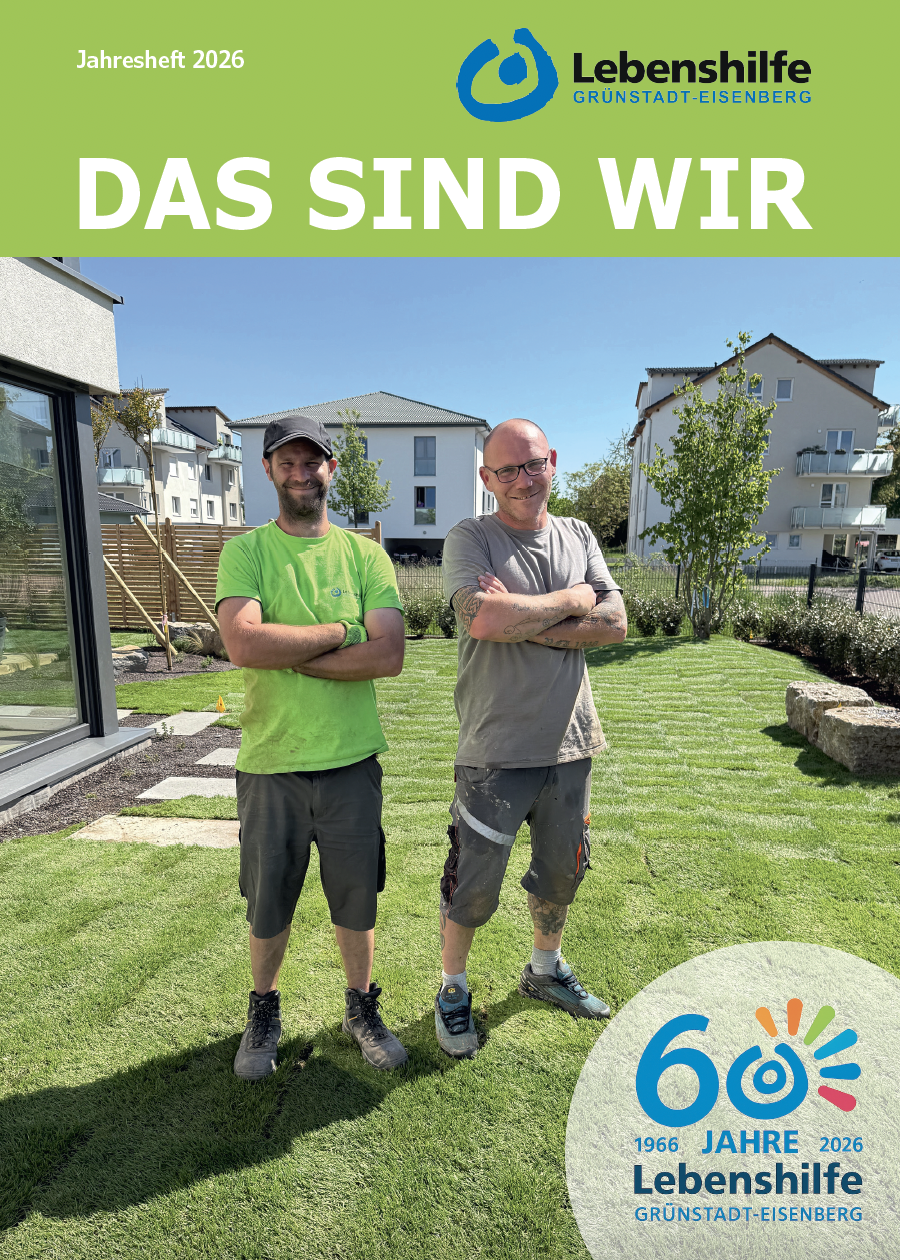 Coverseite des Lebenshilfe Jahresheftes 2026